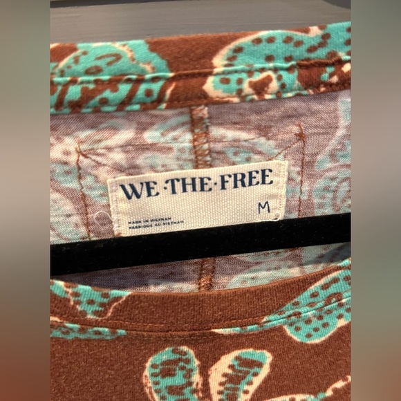 NWT We the Free Nina Printed Tee - Picture 4 of 5